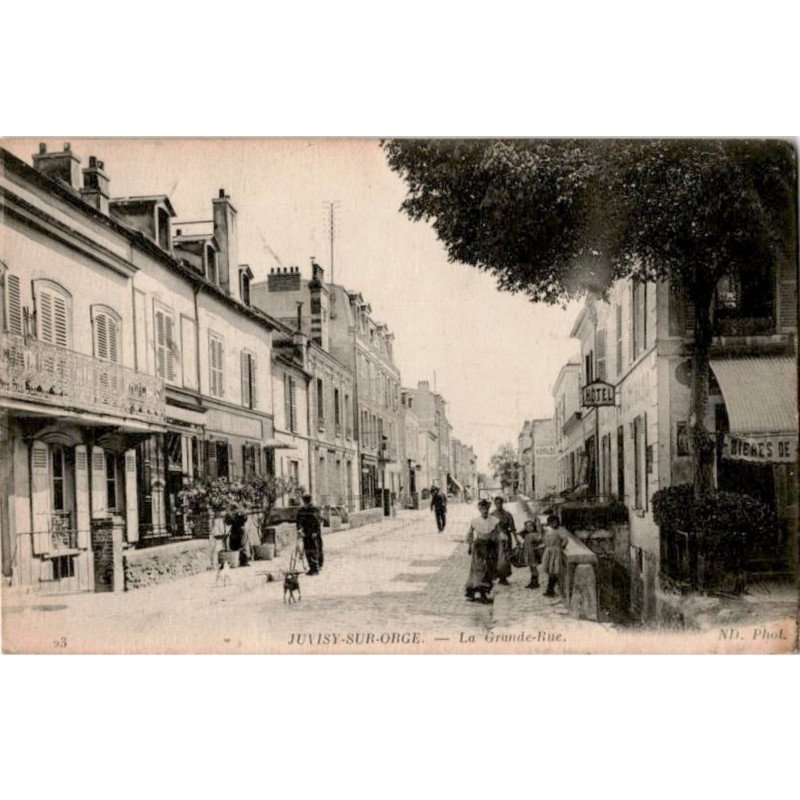 JUVISY-sur-ORGE: la grande-rue - état
