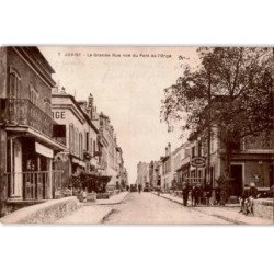 JUVISY-sur-ORGE: la grande rue vue du pont de l'orge - très bon état