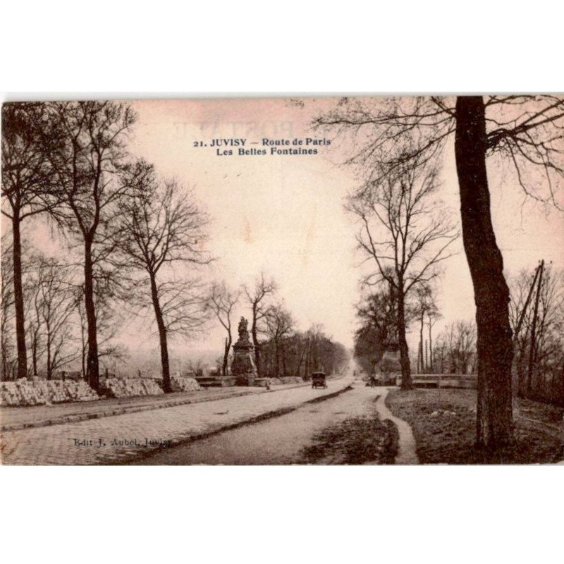 JUVISY-sur-ORGE: route de paris, les belles fontaines - très bon état