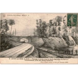 JUVISY-sur-ORGE: passage sous la route nationale de paris à fontainebleau - très bon état