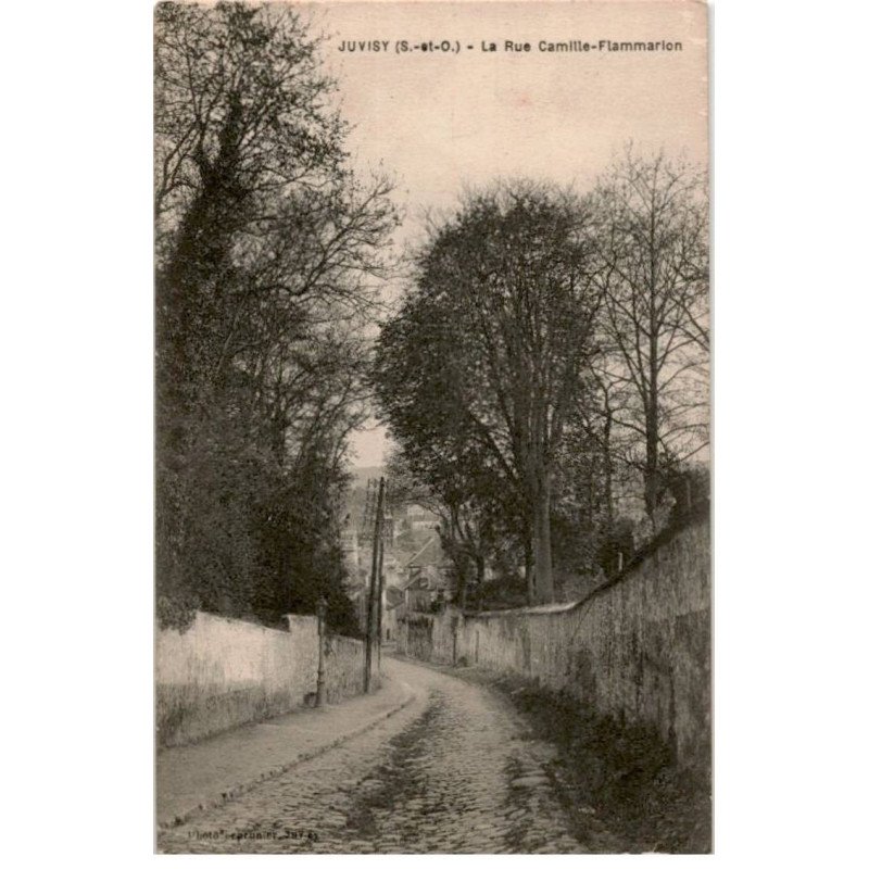 JUVISY-sur-ORGE: la rue camille-flammarion - très bon état