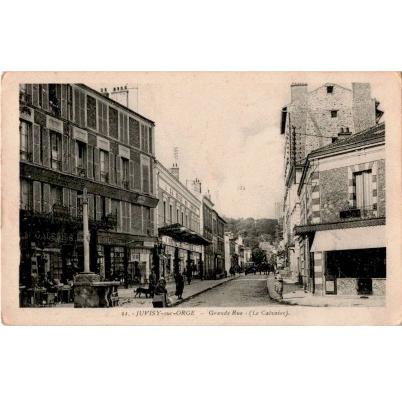 JUVISY-sur-ORGE: grande-rue, le calvaire -  état