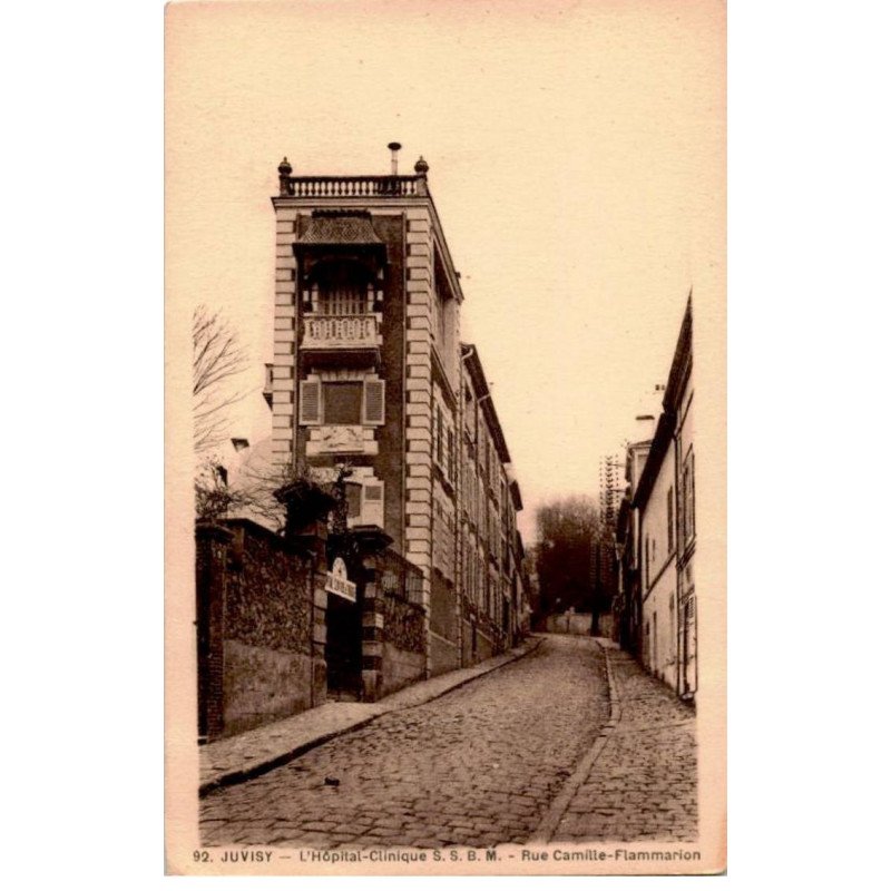 JUVISY-sur-ORGE: rue camille-flammarion, l'hôpitale-clinique - très bon état