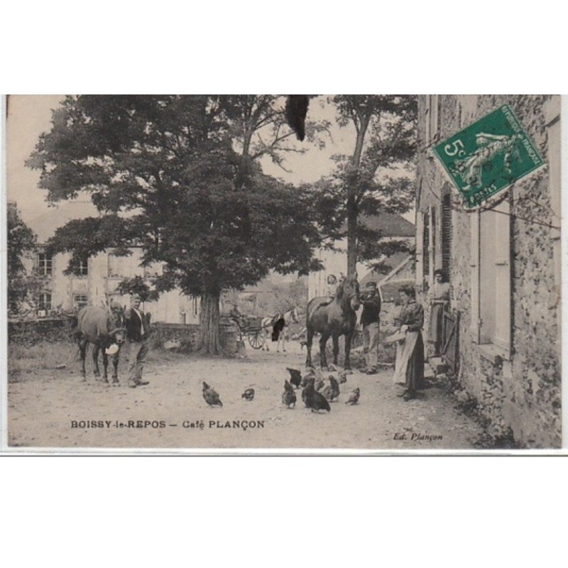 BOISSY LE REPOS : le café Plançon - très bon état