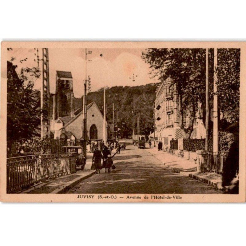 JUVISY-sur-ORGE: avenue de l'hôtel-de-ville - état