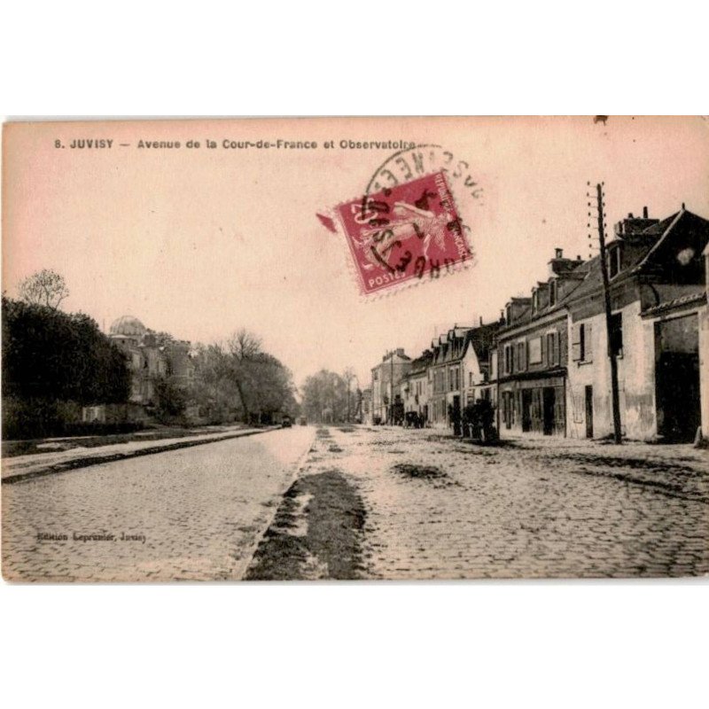 JUVISY-sur-ORGE: avenue de la cour-de-france et observatoire - très bon état