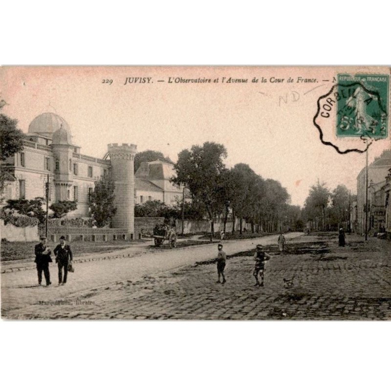 JUVISY-sur-ORGE: observatoire et l'avenue de la cour de france - très bon état