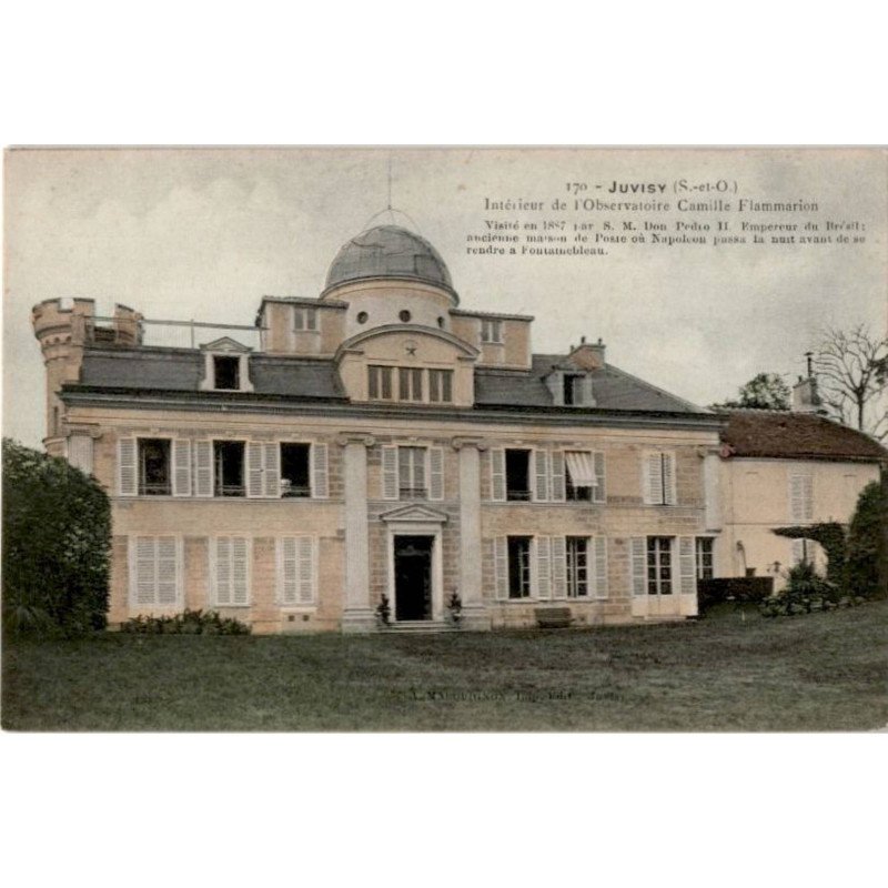 JUVISY-sur-ORGE: intérieur de l'observatoire camille flammarion - très bon état
