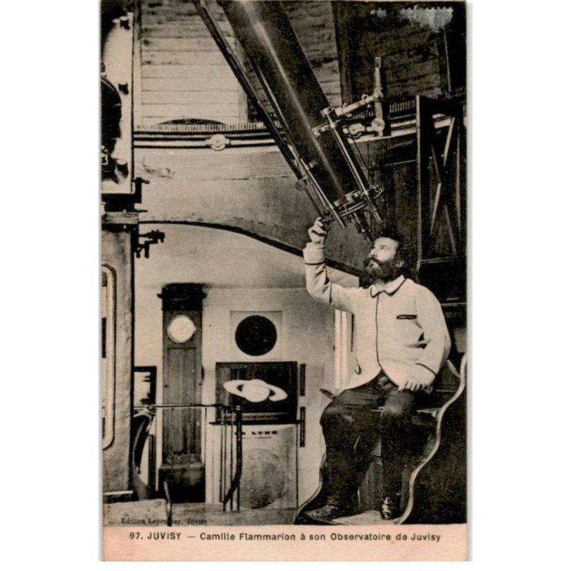 JUVISY-sur-ORGE: camille flammarion à son observatoire de juvisy - très bon état