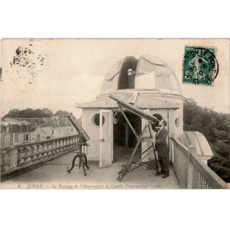 JUVISY-sur-ORGE: la terrasse de l'observatoire de camille flammarion - bon état