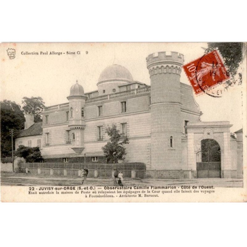 JUVISY-sur-ORGE: observatoire camille flammarion côte de l'ouest - très bon état