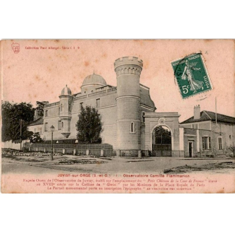 JUVISY-sur-ORGE: observatoire camille flammarion - très bon état