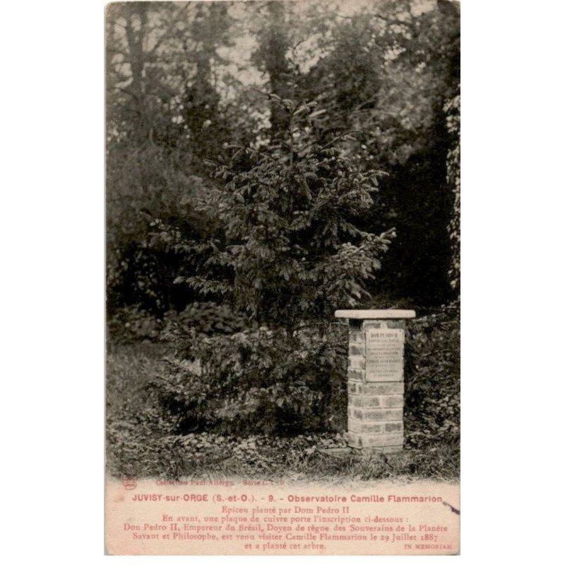JUVISY-sur-ORGE: l'observatoire camille-flammarion epiceu planté par dom pedro II - état