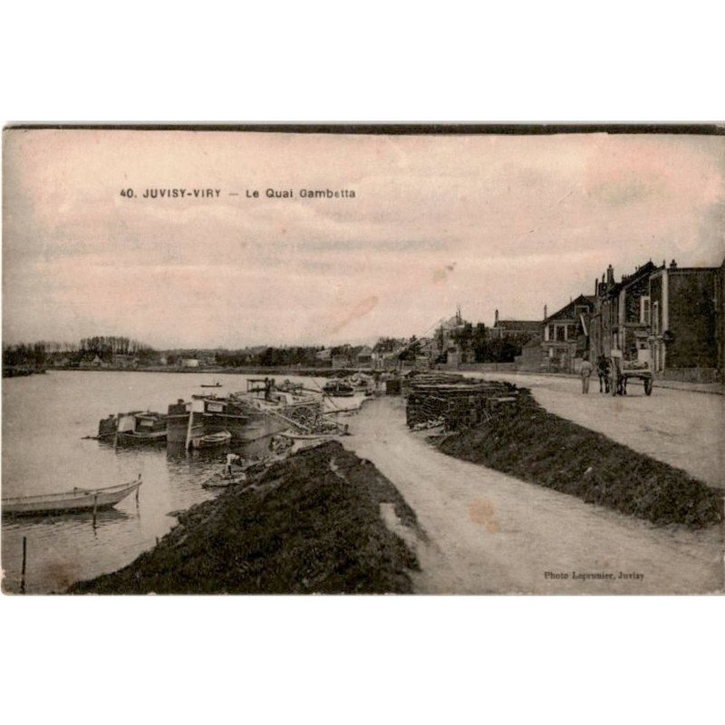 JUVISY-sur-ORGE: quai gambetta - très bon état
