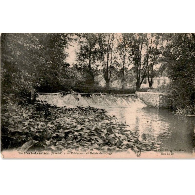 JUVISY-sur-ORGE: déversoir et bords de l'orge - très bon état