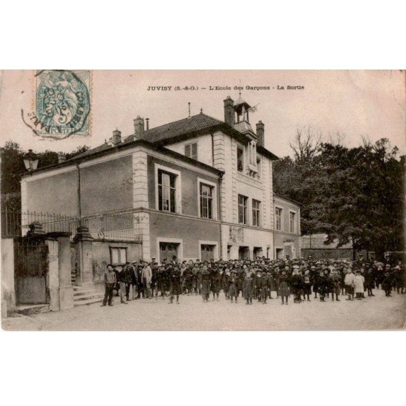 JUVISY-sur-ORGE: l'école des garçons, la sortie - très bon état
