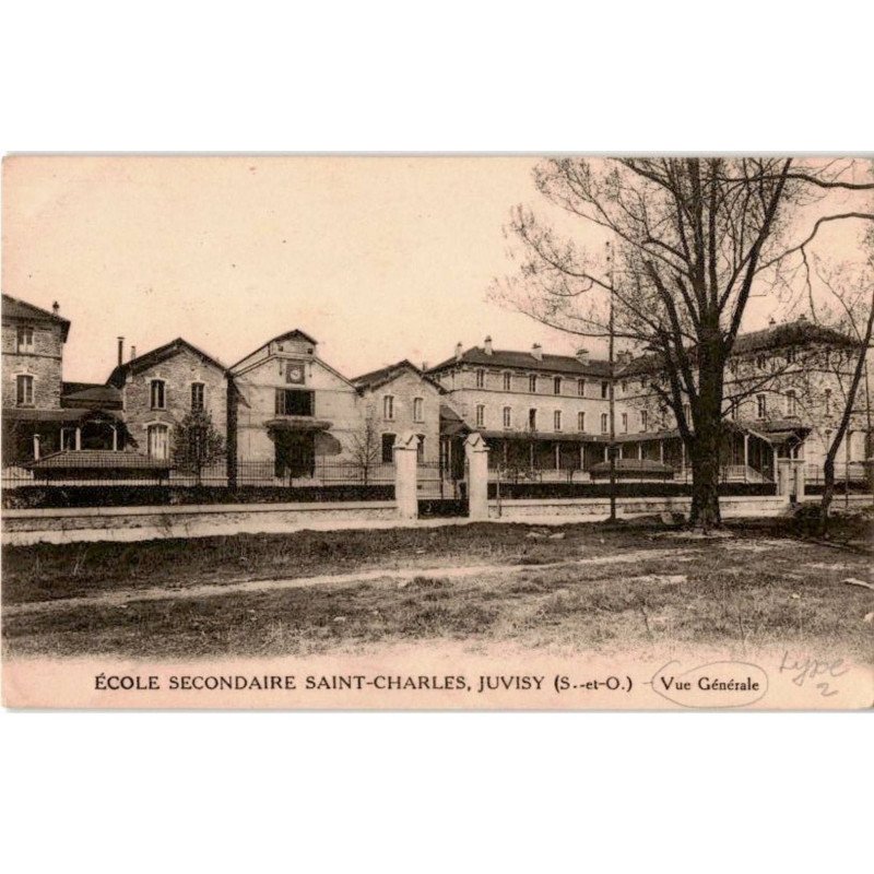 JUVISY-sur-ORGE: école secondaire saint-charles, vue générale - très bon état