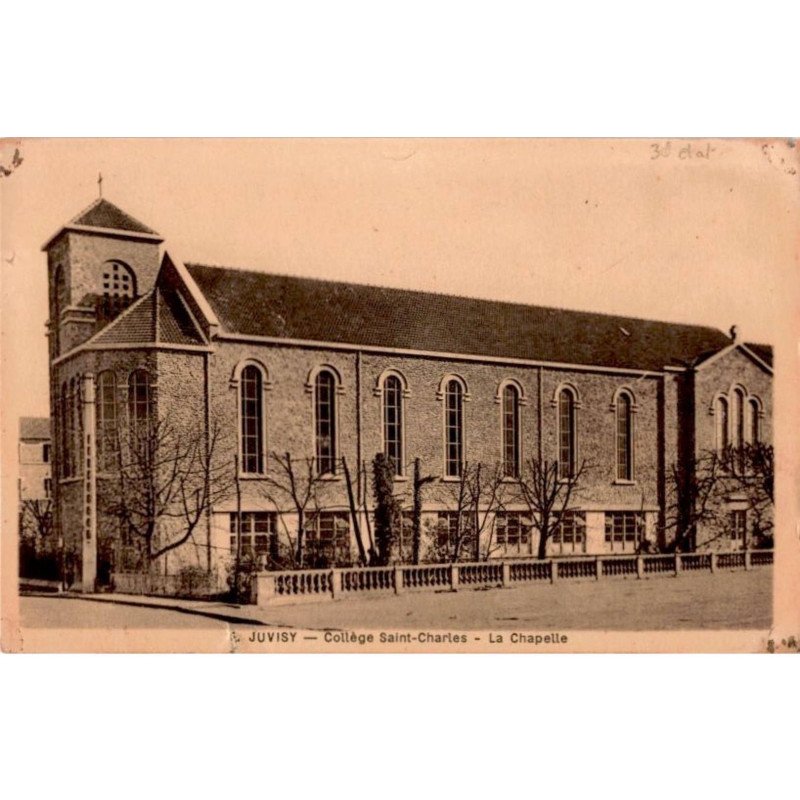 JUVISY-sur-ORGE: collège saint-charles, la chapelle - état