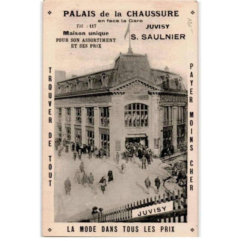 JUVISY-sur-ORGE: palais de la chaussure en face de la gare - très bon état