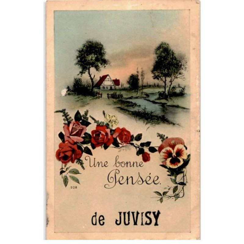 JUVISY-sur-ORGE: une bonne pensée - bon état