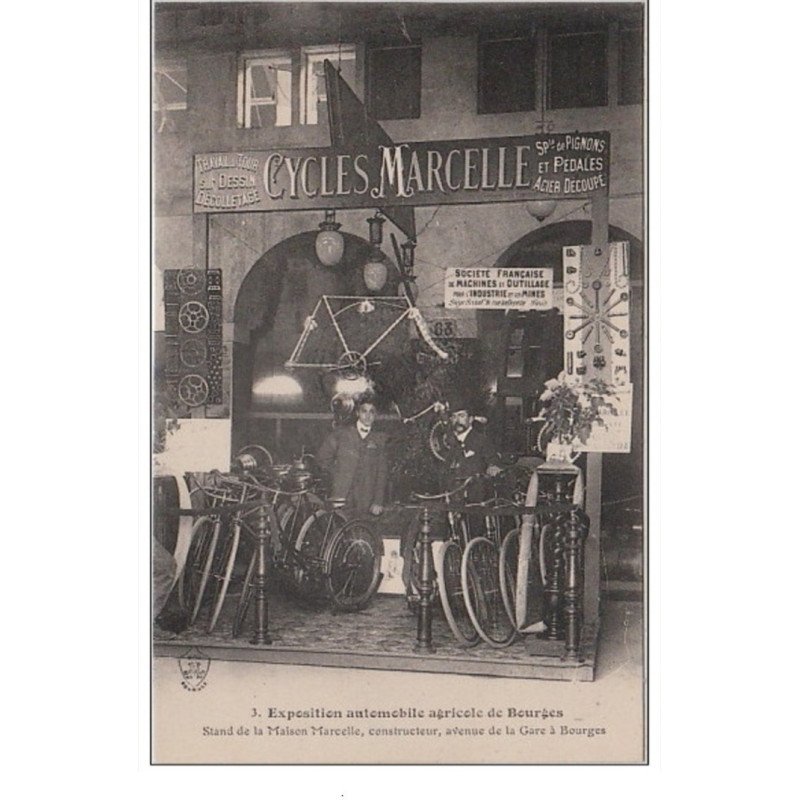 BOURGES : Exposition automobile agricole vers 1910 - très bon état