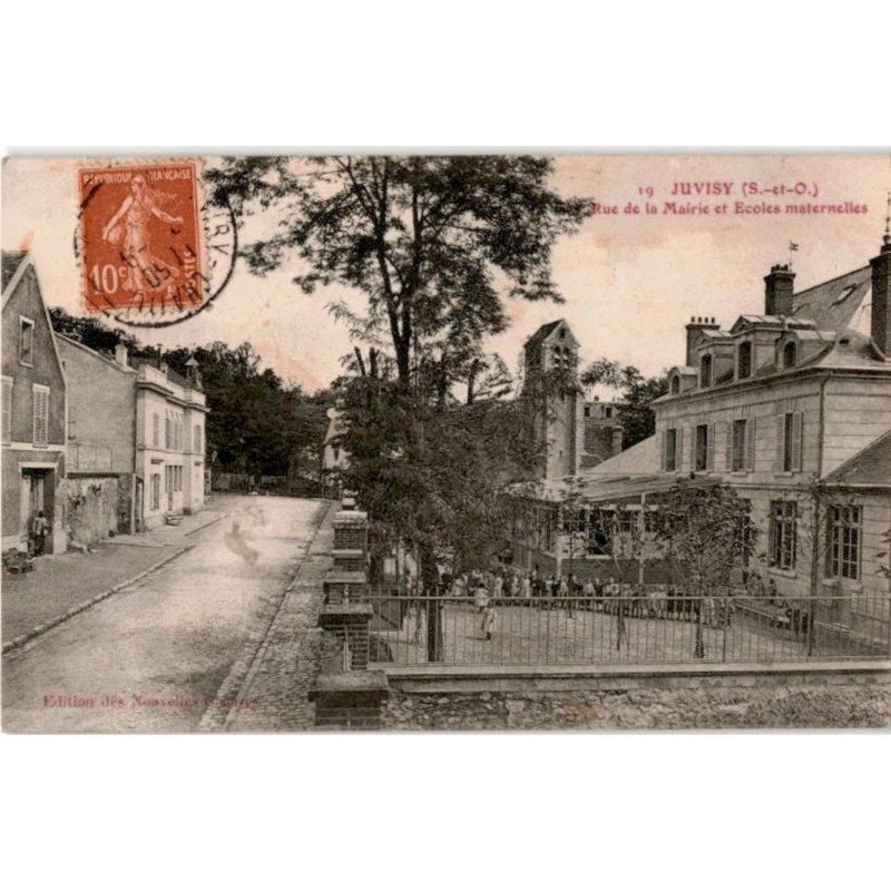 JUVISY-sur-ORGE: rue de la mairie et écoles maternelles - très bon état