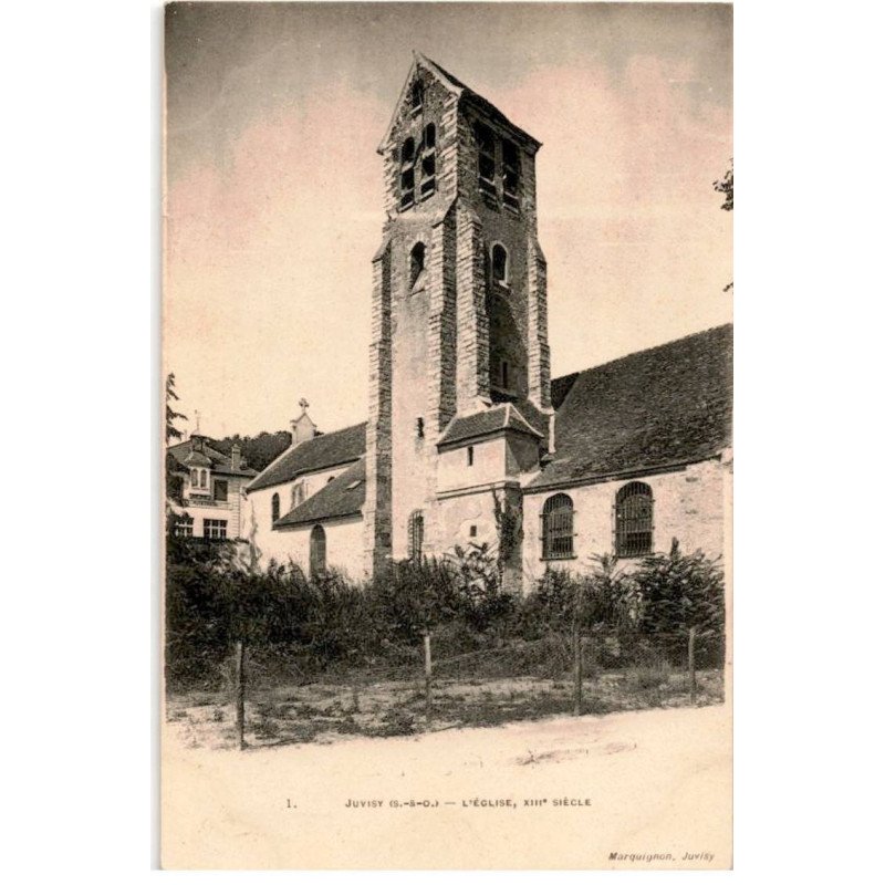 JUVISY-sur-ORGE: l'église XIIIe siècle - très bon état