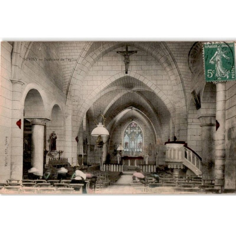 JUVISY-sur-ORGE: intérieur de l'église - très bon état