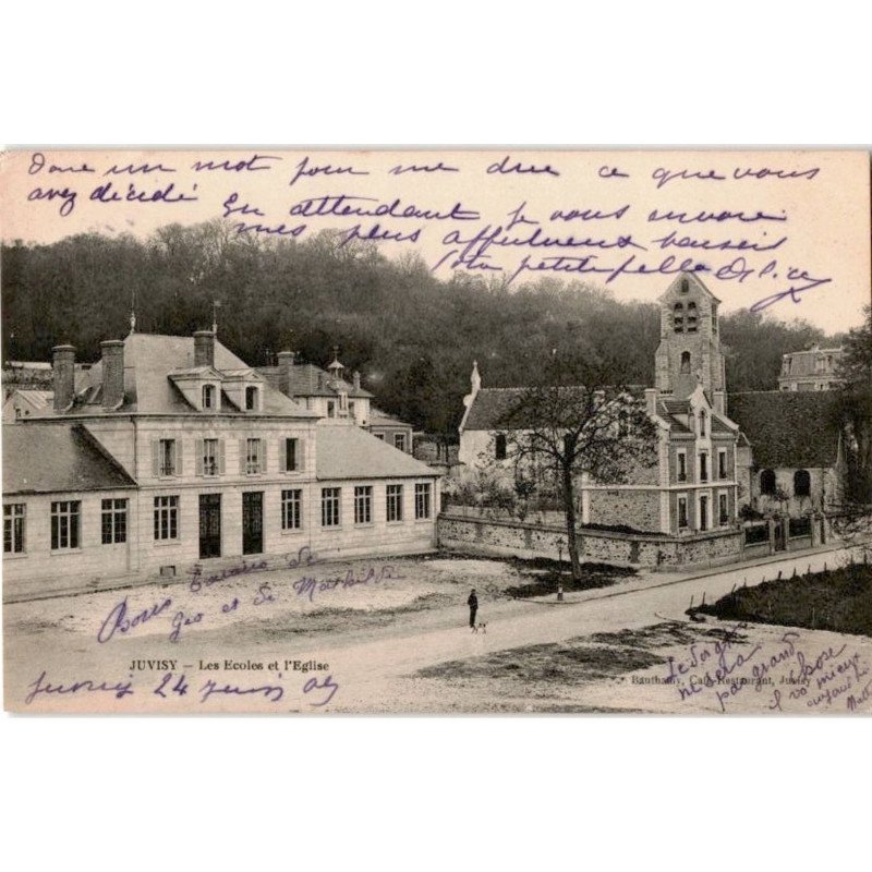 JUVISY-sur-ORGE: les écoles et l'eglise - très bon état