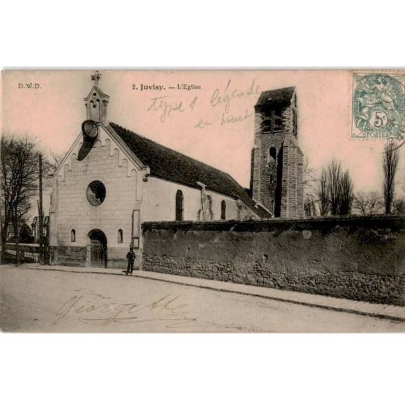 JUVISY-sur-ORGE: l'église - très bon état
