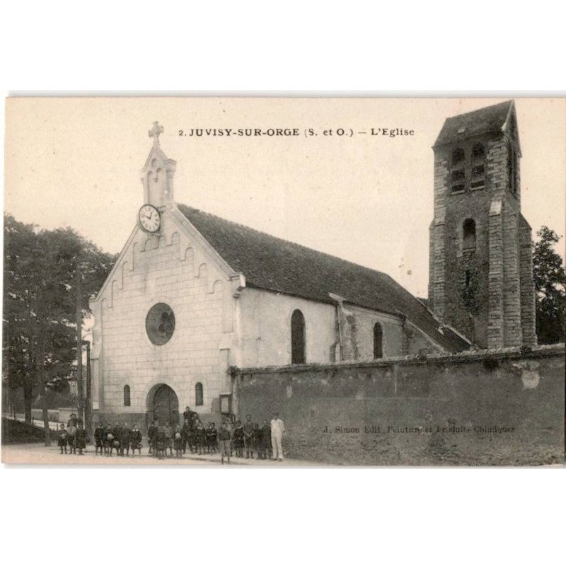 JUVISY-sur-ORGE: l'église - très bon état