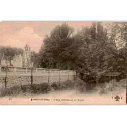JUVISY-sur-ORGE: l'orge pittoresque et l'église - très bon état