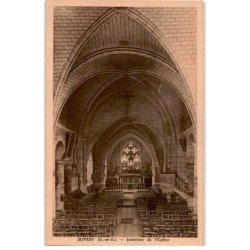 JUVISY-sur-ORGE: intérieur de l'église - très bon état