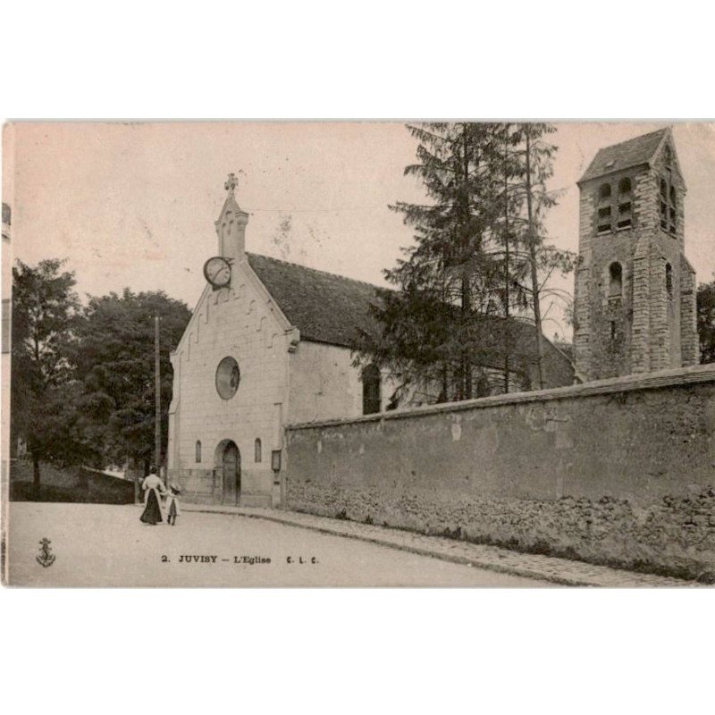 JUVISY-sur-ORGE: l'église - état