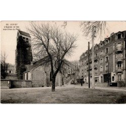 JUVISY-sur-ORGE: l'église et les marches du parc - très bon état