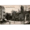 JUVISY-sur-ORGE: l'église et terrasse du café de paris - très bon état