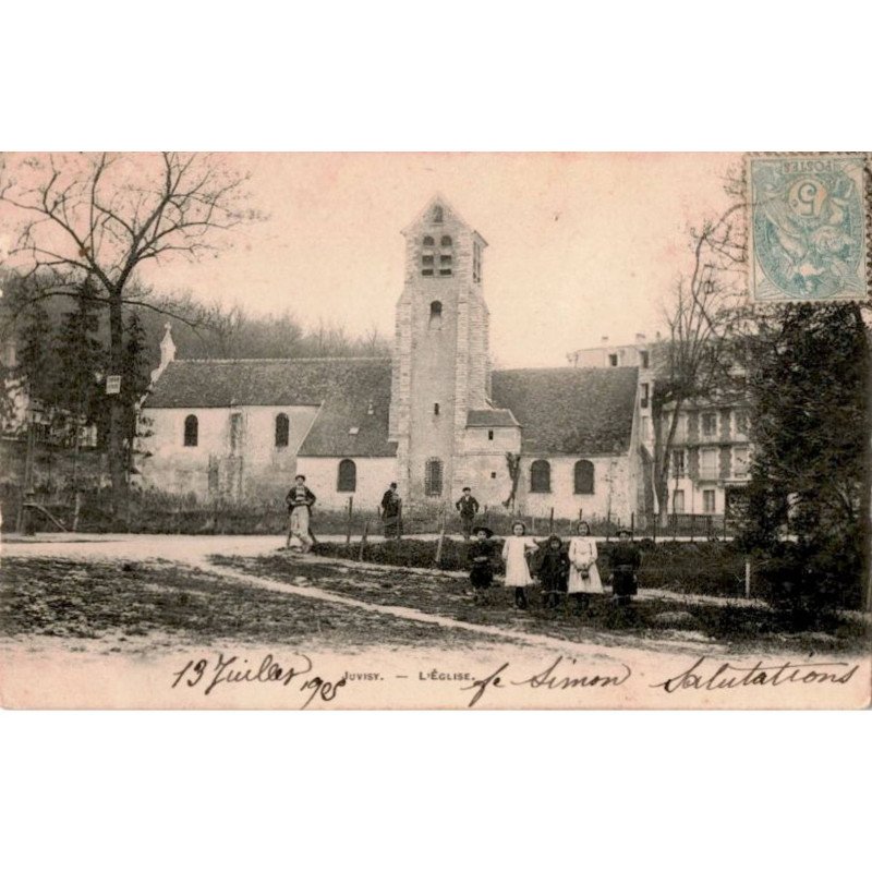 JUVISY-sur-ORGE: l'église - très bon état