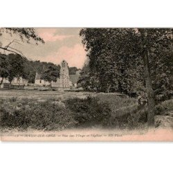 JUVISY-sur-ORGE: vue sur l'orge et l'église - très bon état