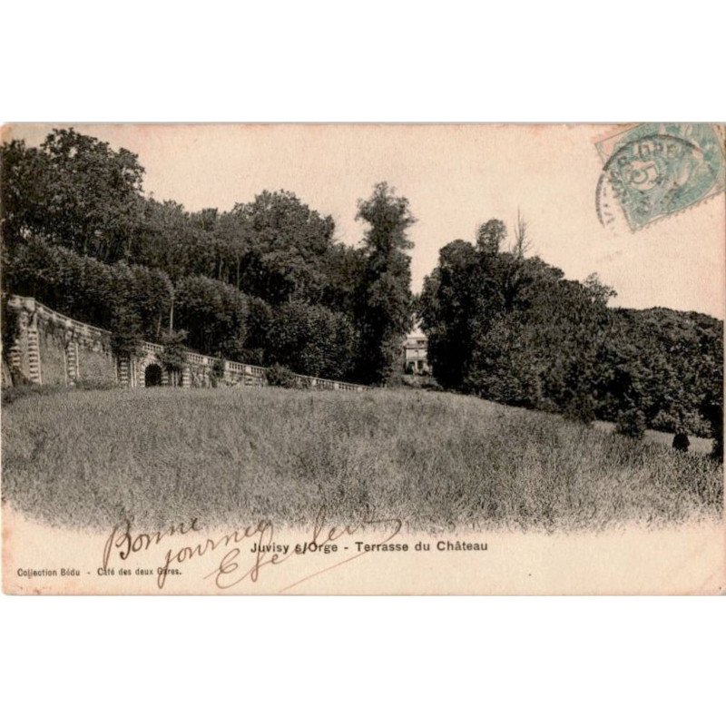 JUVISY-sur-ORGE: terrasse du château - très bon état