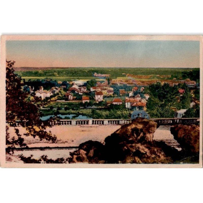 JUVISY-sur-ORGE: vue générale la terrasse du parc - état