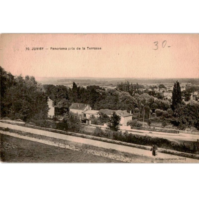 JUVISY-sur-ORGE: panorama pris de la terrasse - très bon état