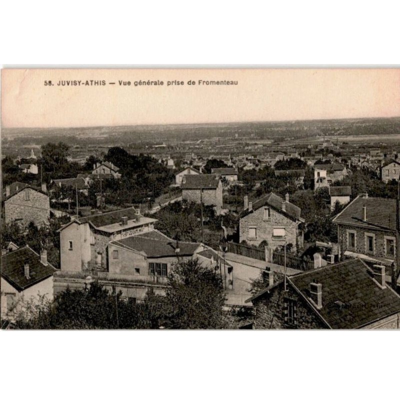 JUVISY-sur-ORGE: vue générale prise de fromenteau - très bon état