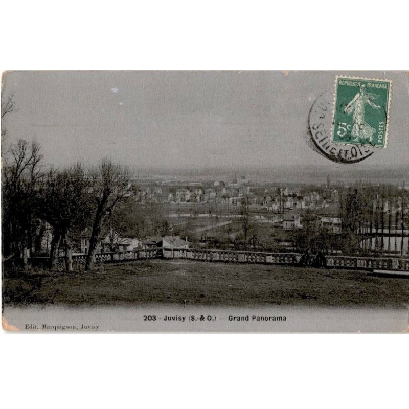 JUVISY-sur-ORGE: grand panorama - très bon état
