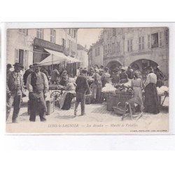 LONS-le-SAUNIER: les arcades, marché de volailles - très bon état