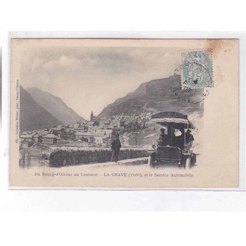 LA GRAVE: service automobile et vue générale - état