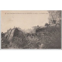 CHOUZY : l'accident de chemin de fer d'octobre 1904 - très bon état