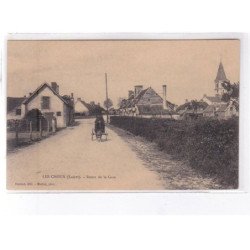 LES CHOUX: route de la gare, voiture à chien - très bon état