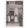 MARCILLY-en-VILLETTE: une enseigne originale, taphalot, on coupe les cheveux par dessus - très bon état