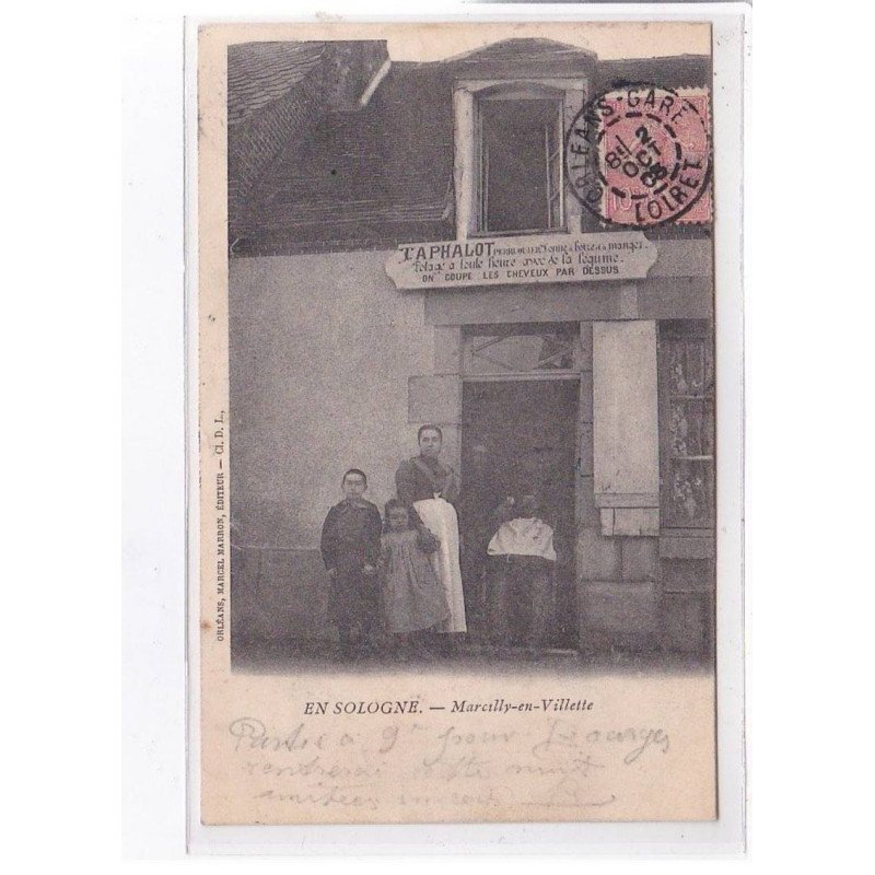 MARCILLY-en-VILLETTE: taphalot, on coupe les cheveux par dessus - très bon état