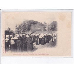 ILE DE GROIX: la procession et le feu de saint-tudy - très bon état